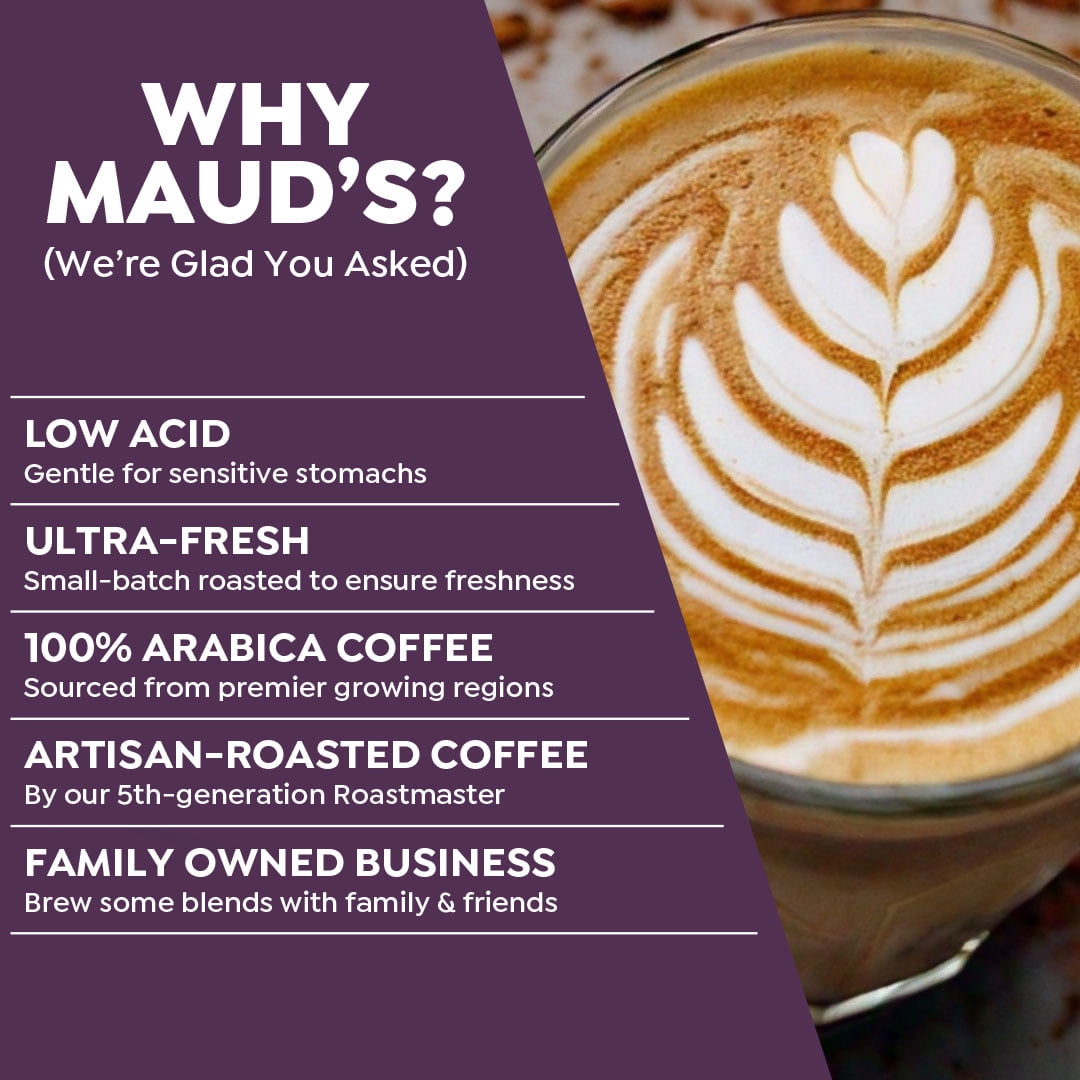 Maud's Cappuccino Coffee Pods Variety Pack, 56 ct, 8 Assorted Flavors, Single Serve Pods – Compatible with Keurig K Cups Maker
