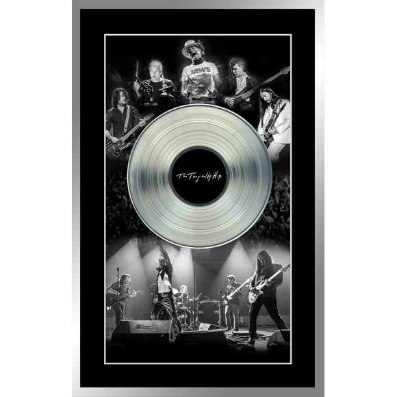 The Tragically Hip B&W Frame w/ Platinum LP