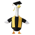 thumbnail image 2 of Luoshdecor Graduation Goose Outfit，Goose Clothes Graduation Goose Statue Decor for Garden Party Decoration, 2 of 9