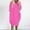 Hot Pink, variant on Sakmal Women's Casual Dresses Shift Green Plus Size Midi Dress Long Sleeve Dresses with Pockets