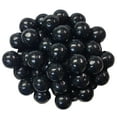 thumbnail image 2 of Naturejam Black Gumballs 2 Pounds-for Black Candy Buffets or Zebra Themed Sweets Stations 1 inch, 2 of 6