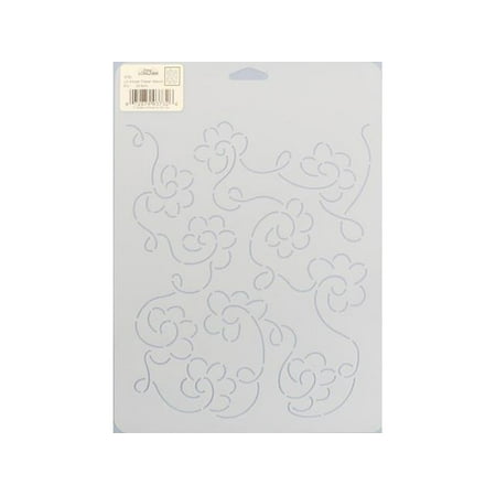 Dritz Quilting Stencil Longarm Allover Flowr 9.25