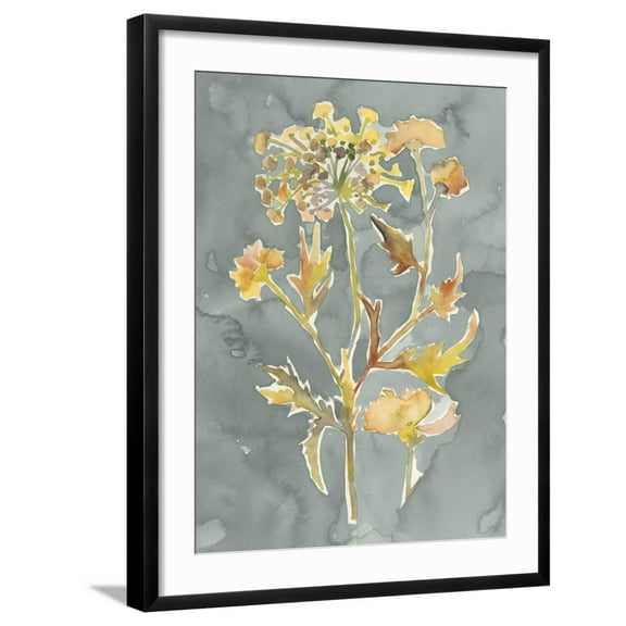 Art.com Collected Florals I Art Print by Chariklia Zarris, Black Frame Wall Art, 23" x 29"