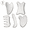 5-piece set, variant on Stainless Steel Gua Sha Tool, 8.5 x 5.5 cm Silver Facial Massage Board, Multi-Use Fascia Scraping Tool for Face Contour Massage, Neck, Shoulder and Beauty Routine
