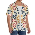 thumbnail image 2 of Goofa Snake Printed Men's Casual Short-sleeved Shirt,Lightweight Breathable Button-down,Summer Casual men's top,Versatile Fashion shirt-4X-Large, 2 of 7