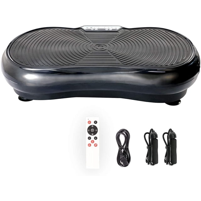 Preenex Plateforme de Vibration Corporelle Machine d'Exercice, Machine de Fitness Vibrante, Noir