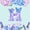 Blue Purple H, variant on Castle Fairy Floral Butterfly Letter H Twin Bedding Sets 7-Piece for Girls,Spring Garden Bedding Comforter Set