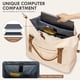 thumbnail image 3 of Bolsa de viaje WOOMADA Weekender Overnight para mujer, color beige y marrón, 3 of 7