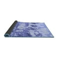 thumbnail image 2 of Ahgly Company Indoor Round Abstract Blue Contemporary Area Rugs, 7' Round, 2 of 4