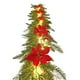 thumbnail image 2 of First-Class Red Christmas Flower Lantern Needle Led Light String Artificial Flower Christmas Rattan Light String, 2 of 6