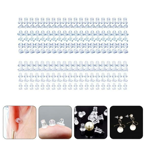 Masteelf Transparent Earring Backs DIY Supplies Child