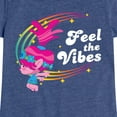 thumbnail image 3 of Trolls - Feel The Vibes Poppy - Toddler & Youth Girls Short Sleeve Graphic T-Shirt, 3 of 5