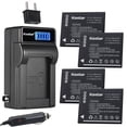 thumbnail image 1 of Kastar 4-Pack DMW-BCH7E Battery and LCD AC Charger Compatible with Panasonic DMW-BCH7 DMW-BCH7PP DMW-BCH7GK Battery, Panasonic DE-A75 DE-A75B, DE-A76 Charger, Panasonic Lumix DMC-FP1 FP2 FP3 FT10 TS10, 1 of 6