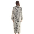 thumbnail image 3 of Just Love Plush Zipper Lounger Robe 6794 (Large, Black), 3 of 3