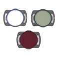 thumbnail image 1 of Drone Filter Set, 3 Pack Drone Filter Lens Scratch  Aluminum Alloy Frame Easy To Install Nano Coating  CPL ND16 With Cleaning Cloth For O3 Air Unit, 1 of 8
