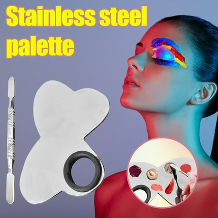 

Stainless Steel Steel erfly Makeup-Palette Spatula For Blending Cosmetic Beauty Products for Women