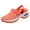 Orange, variant on Mules Sneakers Shoes for Women Comfortable Arch Support Slip on Walking Tennis Work Shoes