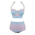 thumbnail image 3 of Sngxgn Swimsuits Tummy Control Bathing Suits for Women Swimwear(Sky Blue,S), 3 of 3