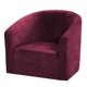 thumbnail image 2 of Funda de sofá elástica de terciopelo para sillón, antideslizante, elástica y suave. vino rojo, 2 of 9