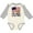 Natural and Heather, variant on Inktastic My Uncle is My Hero Military Nephew Boys or Girls Long Sleeve Baby Bodysuit
