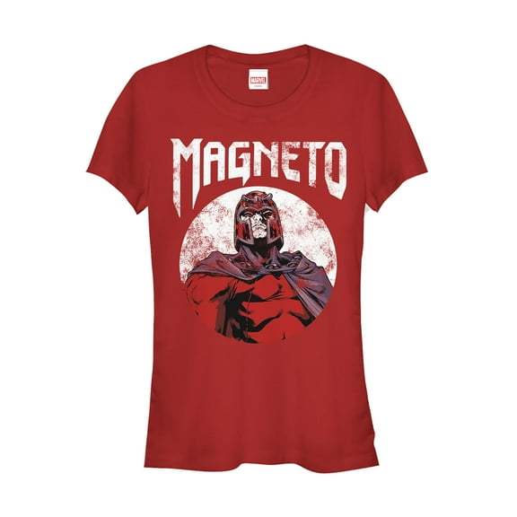 Junior's Marvel X-Men Vintage Magneto  Graphic Tee Red Large