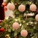 thumbnail image 4 of Bolas de Navidad, Bolas Flocked de Navidad, Bolas de Cristal de Navidad, Set de Cuatro Bolas de Navidad, Bolas de Navidad Colgantes, Bolas de Navidad con Brillo, Bolas de Navidad para Árbol de, 4 of 8