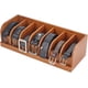 thumbnail image 1 of Organizador de cinturones para armario, 7 compartimentos, de madera, para cajón, de bambú, para cinturones y corbatas, para mujeres y hombres., 1 of 6
