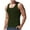 #01 Army Green 【Mix & Match: Essential Colors in Stock】, variant on Men's Summer Knitted Vertical Stripe Tank Top Muscle Fit Round Neck Singlet for Fitness Sports Gym Workout Casual Streetwear Essential | AESTIVO,White 2XL