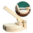 thumbnail image 4 of Fiocias Wooden Tortilla Paste Press Manual Dumpling Presser Pizza Maker Baking Round, 4 of 9