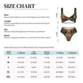 thumbnail image 6 of Daiia Vintage Butterfly Green Women's Bikini Set Two Piece Swimsuit High Waisted Bikini Adjustable Straps Bikini Perfect for Beach, Pool, and Summer Vacation-Medium, 6 of 9