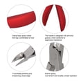 thumbnail image 4 of Stainless Cuticle Scissors Cuticle Nippers, Cuticle Clipper, Dead Skin Removal Nipper For Fingernails For Toenails Home Shop Red, 4 of 8