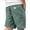 Green1, variant on Breezora Men's Shorts Retro Corduroy Utility with Multiple Pockets and Embroidered Detail for Urban Fashion L Size Khaki
