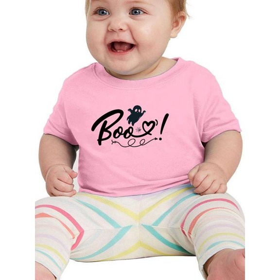 Boo! Cute Ghost. T-Shirt Infant -Image by Shutterstock,  6 Months