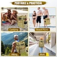 thumbnail image 7 of IC ICLOVER Tactical Backpack Cooler 40 Cans Double Deck Waterproof Leakproof Insulated Lunch Box Bag, Sand, 7 of 7