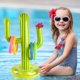 thumbnail image 2 of Juego de agua, juego de lanzamiento de anillo de Cactus inflable, incluye inflable para piscina de verano, playa, césped, juegos de fiesta, deportes acuáticos, Juguetes Divertidos brillar Electrónica, 2 of 5