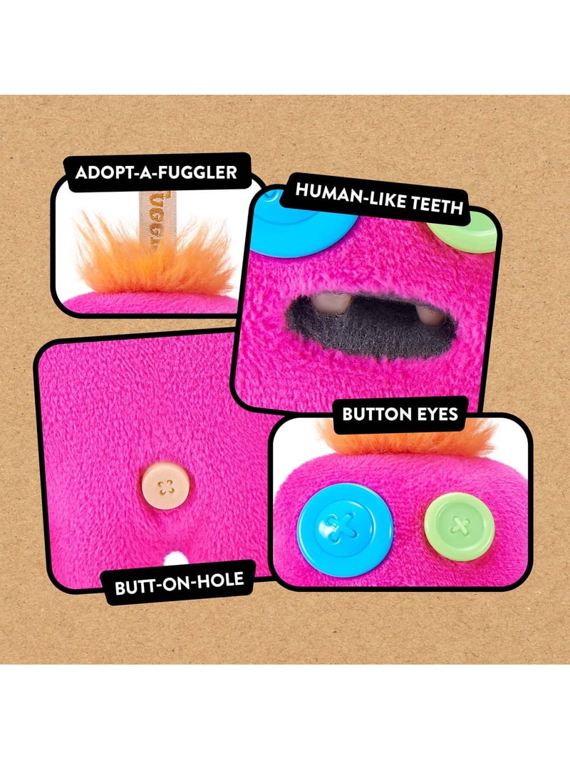 Fuggler - Baby Pinkles - Wided Eyed Weirdo 3.5-Inch Plush Keyring