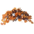 thumbnail image 1 of Cotton Decoration Artificial Fall Swag Wedding Arch Wall Garden For Home Front Door Maple Leaf And Pumpkins, 1 of 12