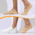 thumbnail image 4 of ZENFLEX No Show Socks Womens and Men Low Cut Ankle Short Anti-slid Athletic Running Novelty Casual Invisible Liner Socks, 4 of 8