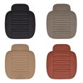 thumbnail image 3 of Cojín de cuero PU para asiento de coche, cojín delantero para asiento de coche, protectores universales antideslizantes para asientos de coche para conductores y trabajadores de oficina, 3 of 5