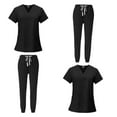 thumbnail image 1 of Conjunto médico de dos piezas para mujer, ropa de trabajo de enfermería para de la belleza, 1 of 9