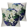 thumbnail image 2 of JEUXUS Chinoiserie Pillow Covers Blue and White Grand Millenial Outdoor Porcelain Decorations Decorative Throw Pillows Cases Cushion Covers Set of 2 for Home Room Couch Decor, 2 of 6