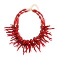 thumbnail image 4 of 2x collar bohemio collar de cuentas accesorios de joyería colgante elegante collar tribal collar en capas para vacaciones boda, 4 of 9