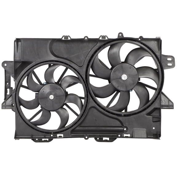 SCITOO Radiator Cooling Fans Assembly Replacement for 2010-2012 for Chevrolet for Equinox 3.0L 2010-2012 for GMC for Terrain 3.0L Replace 622380