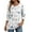 Floral White BF112, variant on Blouses for Women Long Sleeve Spring Fall Tops Crewneck Pleated Boho Tunic Business Dressy Casual Shirts