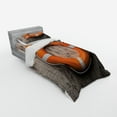 thumbnail image 2 of Ambesonne Rustic Bedding Set 3 Pcs, Wooden Hardwood Grunge, Twin, Tan Orange White, 2 of 2