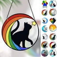 thumbnail image 2 of Ornement pour Animaux Pendentif Durable Décoration Souvenir Antirouille Pendentif Hommage Chaînes Suspendues Attrape-Soleil pour Chien Décoration de Fenêtre Significative pour Animaux, 2 of 8