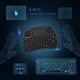 thumbnail image 2 of Mini teclado con panel táctil inalámbrico, adecuado para Android TV box, mini PC ergonómico con 92 teclas ER, 2 of 5