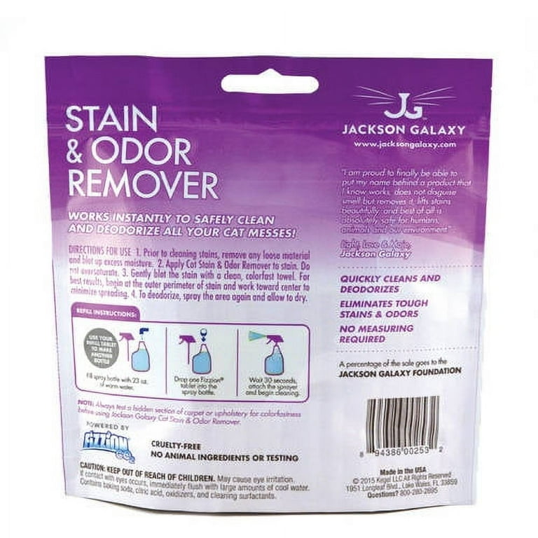 Jackson galaxy stain cheap and odor remover tablets