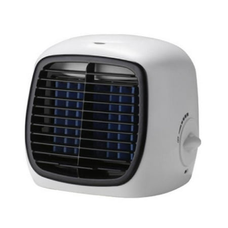 

QUSENLON Portable 2-in-1 Evaporative Mini Air Conditioner Cooler Cooling Bladeless Fans Humidification Low Noise for Home Office