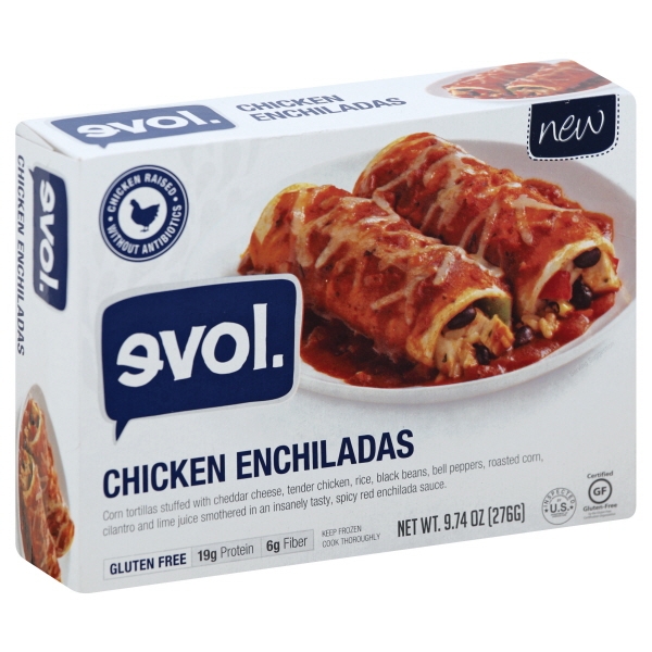 Evol Chicken Enchiladas 9.74 oz